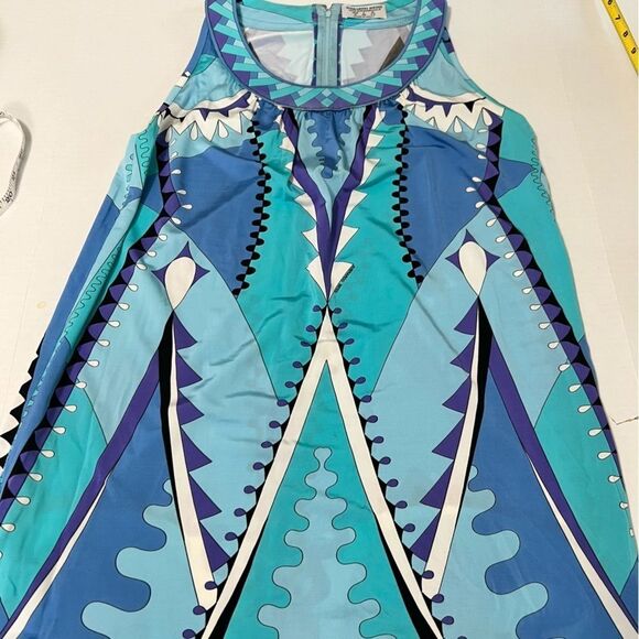 Retro 60s Shift Dress Size 6 Mediterranean Italian Designer Averado Bessi - Picture 5 of 12